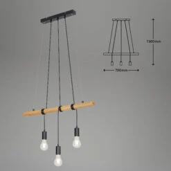 Pendelleuchte, 70 Cm, Max. 25 W, Holz-Schwarz 9 Pendelleuchte, 70 Cm, Max. 25 W, Holz-Schwarz -Briloner Store pendelleuchte holz metall schwarz e27 2 masszeichnung bbda5f13e6cde8011aa89d96e08bdd0b