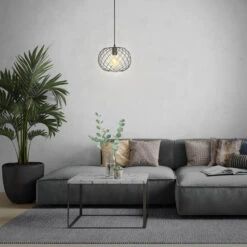 Pendelleuchte, Ø 30 Cm, Max. 40 W, Schwarz-Holz -Briloner Store pendelleuchte holz schwarz 1xe27 funktion 40f6444f8f65644220b3f8e024a86702