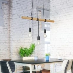 Pendelleuchte, 70 Cm, Max. 25 W, Holz-Schwarz 13 Pendelleuchte, 70 Cm, Max. 25 W, Holz-Schwarz -Briloner Store pendelleuchte holzmetallschwarz 3xe27 milieu3 8e7b5b1680e3bca8059d8ed266e2be6f