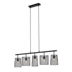 Pendelleuchte, 96 Cm, Max. 40 W, Schwarz