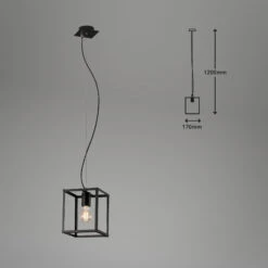Pendelleuchte, 120 Cm, Max. 40 W, Schwarz -Briloner Store pendelleuchte schwarz e27 exkl masszeichnung 1a2ef7f6e926377d8e0cc439e854a896