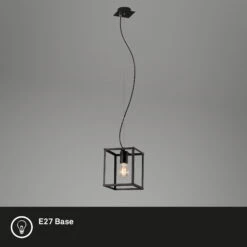 Pendelleuchte, 120 Cm, Max. 40 W, Schwarz -Briloner Store pendelleuchte schwarz e27 exkl titelbild d7d654a5cb8c9466c9a5a6662ae01703