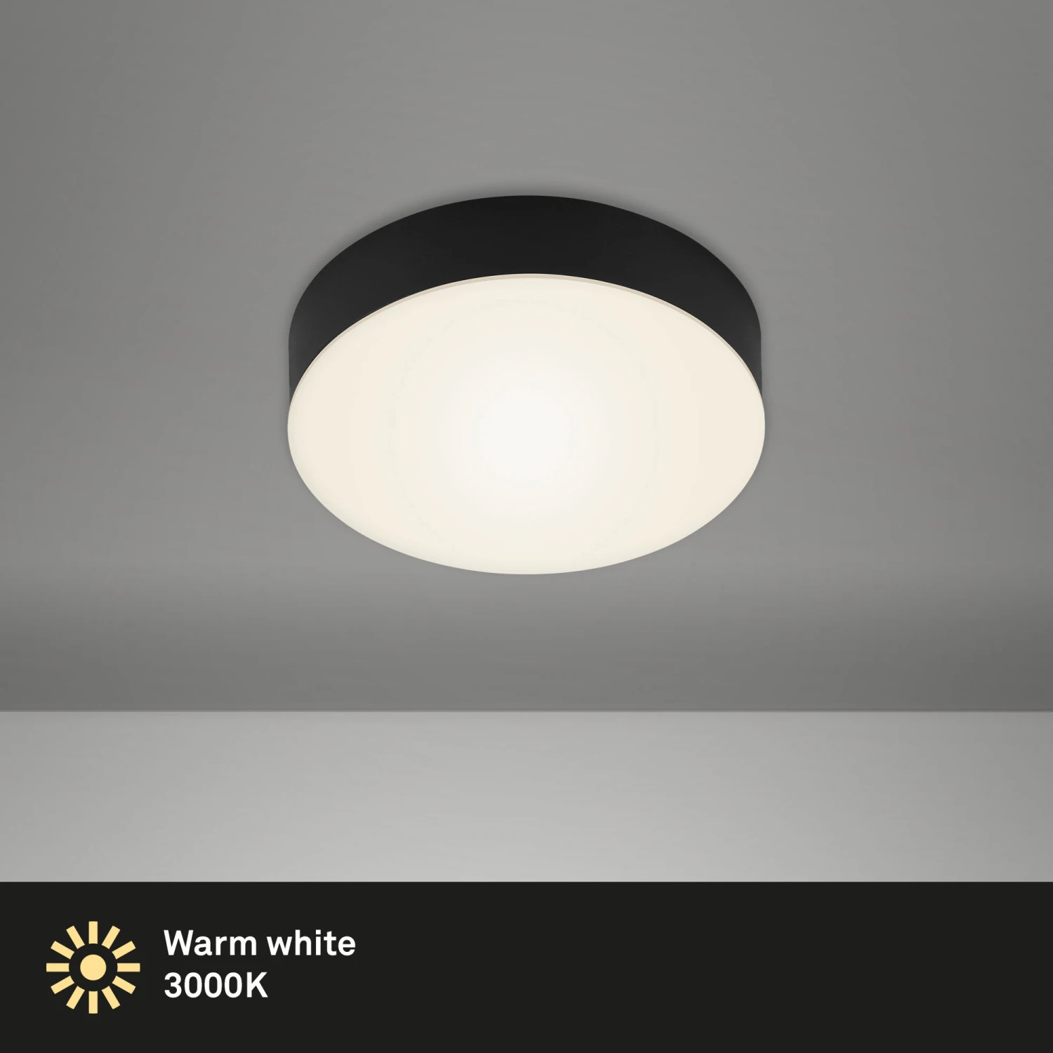 LED Deckenleuchte, Ø 15,7 Cm, 11 W, Schwarz 5 LED Deckenleuchte, Ø 15,7 Cm, 11 W, Schwarz – Bild 5