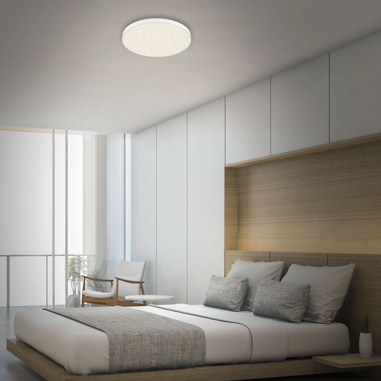 STERNENHIMMEL LED Deckenleuchte, Ø 38,7 Cm, 24,5 W, Weiß 4 STERNENHIMMEL LED Deckenleuchte, Ø 38,7 Cm, 24,5 W, Weiß – Bild 4