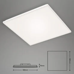 FRAMELESS LED Panel, 59,5 Cm, 3800 LUMEN, 38 WATT, Weiß 8 FRAMELESS LED Panel, 59,5 Cm, 3800 LUMEN, 38 WATT, Weiß -Briloner Store rahmenloses led panel weiss led masszeichnung fc39f1aec9747d6e972ba88586ae191c