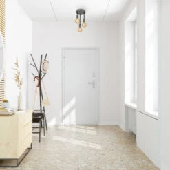 Retro Deckenleuchte, Ø 19 Cm, Exkl 3x E27, Max 60 W, Antik Silber -Briloner Store retro deckenleuchte antik silber df71c0fdd1946b9f7a804645459cd9a9