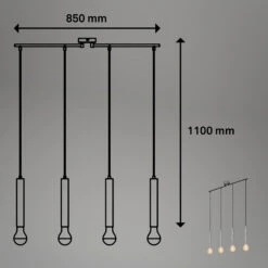 Retro Pendelleuchte, 85 Cm, Exkl. 4x E27, Max. 60 W, Antik-silber 7 Retro Pendelleuchte, 85 Cm, Exkl. 4x E27, Max. 60 W, Antik-silber -Briloner Store retro pendelleuchte antik silber masszeichnung db46b01552b193a94393f036b5fcc7c6