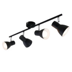 Briloner Cup Deckenstrahler, Schwenkbar, 4-flammig, E14 Fassung -Briloner Store retro style spotleuchte schwarz weiss 4xe14 funktion 6a364d1da4dc45af23bb8990e5ff2ac7