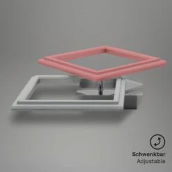 RGB CCT LED Deckenleuchte, 60,5 Cm, 22 W, 1100 Lm, Alu-chrom -Briloner Store rgb cct led deckenleuchte alu chrom 350e88d677bf31994c605a6ac5ff9818