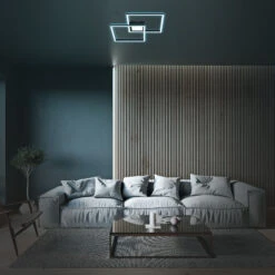 RGB CCT LED Deckenleuchte, 59,7 Cm, LED-Platine, 44 W, 4400 Lm, Schwarz -Briloner Store rgb cct led deckenleuchte schwarz 297a95e2964902ef377716cb463a446a