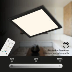 CCT LED Panel, 29,6 Cm, 18 W, 1800 Lm, Schwarz 14 CCT LED Panel, 29,6 Cm, 18 W, 1800 Lm, Schwarz -Briloner Store rgb cct led panel schwarz 1xled platine rgb led ead21465521f040ba5e1d6bcd7e11ce0