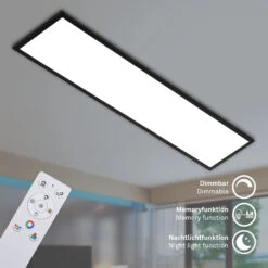 CCT LED Panel, 119,6 Cm, 40 W, 2500 Lm, Schwarz -Briloner Store rgb cct led panel schwarz 1xled platine rgb led funktion2 172d66f0443bfc650765cee1b41aec0a