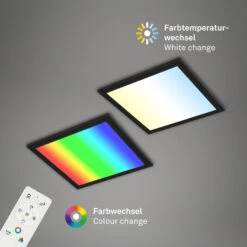 CCT LED Panel, 29,6 Cm, 18 W, 1800 Lm, Schwarz 16 CCT LED Panel, 29,6 Cm, 18 W, 1800 Lm, Schwarz -Briloner Store rgb cct led panel schwarz 1xled platine rgb led funktion3 f2035d70f20e0284887ba9b3b6aeb7cc