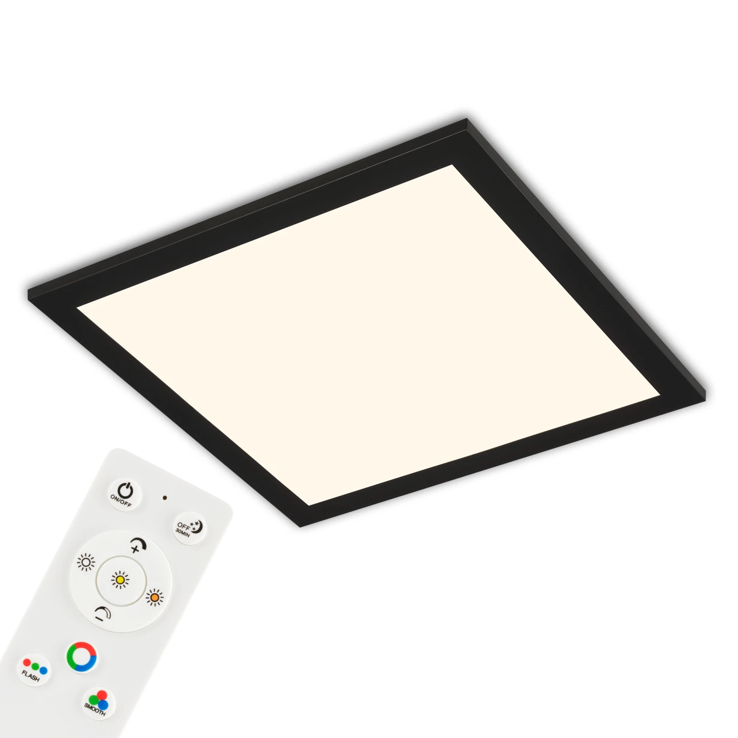 CCT LED Panel, 29,6 Cm, 18 W, 1800 Lm, Schwarz 1 CCT LED Panel, 29,6 Cm, 18 W, 1800 Lm, Schwarz