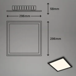 CCT LED Panel, 29,6 Cm, 18 W, 1800 Lm, Schwarz 19 CCT LED Panel, 29,6 Cm, 18 W, 1800 Lm, Schwarz -Briloner Store rgb cct led panel schwarz led platine rgb led masszeichnung 058c72d0a65617faa52a86dfd6159586
