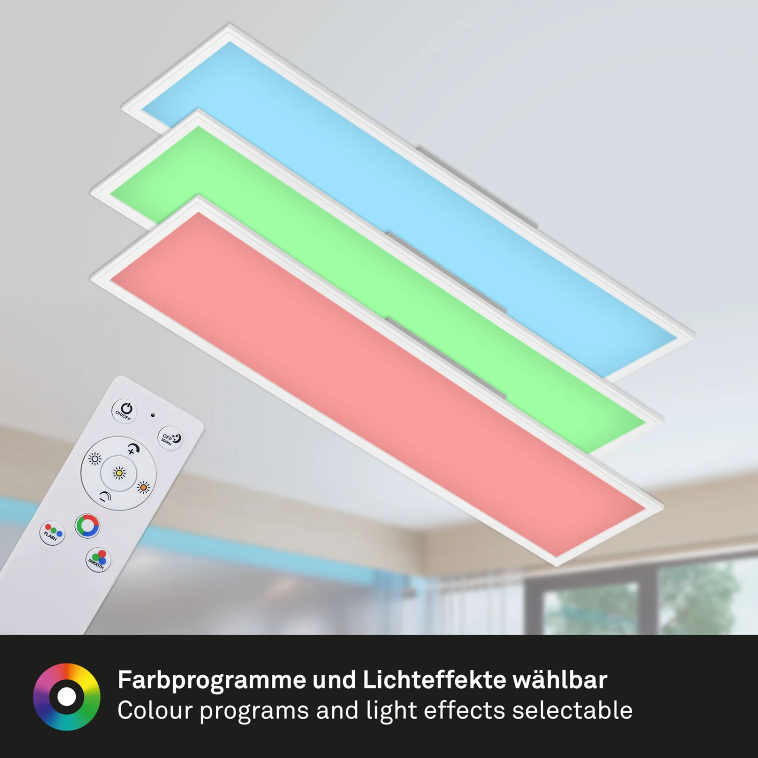 RGB LED Deckenleuchte, CCT, Nachtlicht, RGB, Timerfunktion, Dimmbar 6 RGB LED Deckenleuchte, CCT, Nachtlicht, RGB, Timerfunktion, Dimmbar – Bild 6