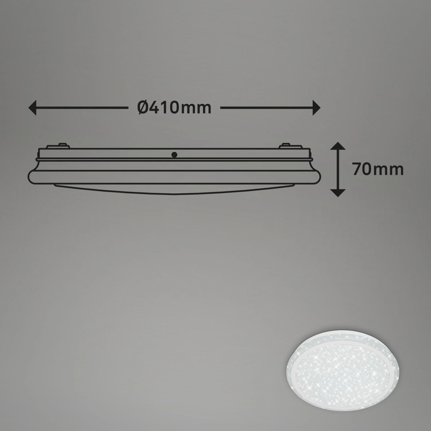 RGB LED Deckenleuchte, Nachtlicht, Dimmbar 7 RGB LED Deckenleuchte, Nachtlicht, Dimmbar – Bild 7