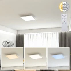 RGB Farbwechsel LED Panel, 29,5 Cm, 1800 LUMEN, Weiß -Briloner Store rgb farbwechsel led panel weiss eaa0bb95225d5b08288a761838f77a85