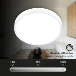 RGBW LED Aufbauleuchte Ø 38 Cm, LED-Platine, 22 W, 2900 Lm, Weiß -Briloner Store rgb w led aufbauleuchte weiss 1xled 2 funktion 7d6d27a7481c19ce3238248de3cb07dd