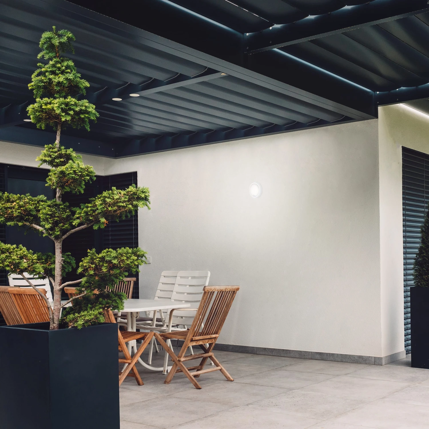 SENSOR LED Außenleuchte, Ø 17 Cm, 12 W, Weiß 5 SENSOR LED Außenleuchte, Ø 17 Cm, 12 W, Weiß – Bild 5