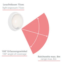 SENSOR LED Außenleuchte, Ø 17 Cm, 12 W, Weiß 13 SENSOR LED Außenleuchte, Ø 17 Cm, 12 W, Weiß -Briloner Store sensor led aussenleuchte weiss 795849e8c5fd14fab7d230e1c94df126