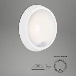 SENSOR LED Außenleuchte, Ø 17 Cm, 12 W, Weiß 15 SENSOR LED Außenleuchte, Ø 17 Cm, 12 W, Weiß -Briloner Store sensor led aussenleuchte weiss 8d88df74b96d7937ba0963373ba6b6f0