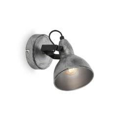 Spotleuchte Ø 10 Cm 1x Exkl E14 Max 40W Antik Silber