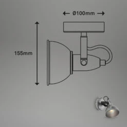 Spotleuchte Ø 10 Cm 1x Exkl E14 Max 40W Antik Silber -Briloner Store spot antik silber e14 ohne leuchtmittel masszeichnung 0eaa88414cb108d95939a79445d0bbb2