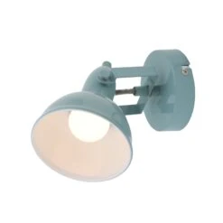 Briloner Soft Wandleuchte, Schwenkbar, 1-flammig, E14 Fassung, Mint-Weiß