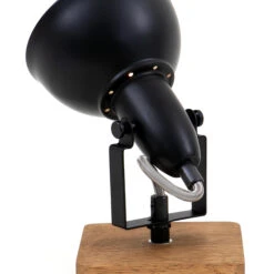 Briloner Barnim Wandleuchte, Schwenkbar, Holzbasis, Schwarz-Gold -Briloner Store spot wand und deckenleuchte schwarz 589a909ed3376ca178fd0db948dfae3f