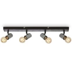 Spotleuchte 63 Cm 4xexkl. E27 Max. 60W Antik-silber