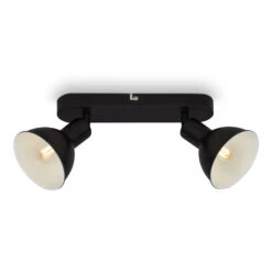 Spotleuchte 27 Cm 2xexkl. E14 Max. 25W Schwarz