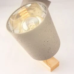 Briloner Stofa Deckenstrahler, Schwenkbar, Stoffbezug, Sternenoptik -Briloner Store spotleuchte taupe holz 4xe27 funktion2 41abb492eb0ae6e37605e667ae2e75a3