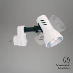 Steckerleuchte 10,5 Cm 1x Exkl E14 25W Weiß -Briloner Store steckerleuchte weiss 1xe14 funktion 6358721530f42a217e21691f9d759ccb
