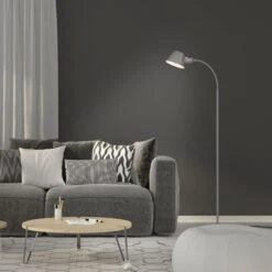 Stehleuchte 152 Cm 1x Exkl E27 10W Chrom -Briloner Store stehleuchte chrom matt b98258bdad1bd31325e00d2469c8e8c1