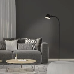 Stehleuchte 152 Cm 1x Exkl E27 10W Schwarz -Briloner Store stehleuchte schwarz 85c0fb724b608396a964307fb4775a2a