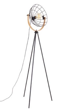 Stehleuchte Ø 34,5 Cm 1x Exkl E27 40W Schwarz