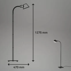 Stehleuchte 152 Cm 1x Exkl E27 10W Schwarz -Briloner Store stehleuchte schwarz masszeichnung e8d8160e3ae17729802e6ac880553eb3