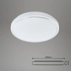 STERNENHIMMEL LED Deckenleuchte, Ø 38 Cm, 23 W, Weiß -Briloner Store sternenhimmel led deckenleuchte weiss 4fba0c00e9ae5d60032eaf79b45ab6b2
