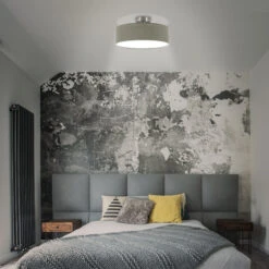 Stoff Deckenleuchte, Ø 30 Cm, Max. 40 W, Taupe -Briloner Store stoff deckenleuchte taupe 487e8a6859316710800eea7b2f65a67f