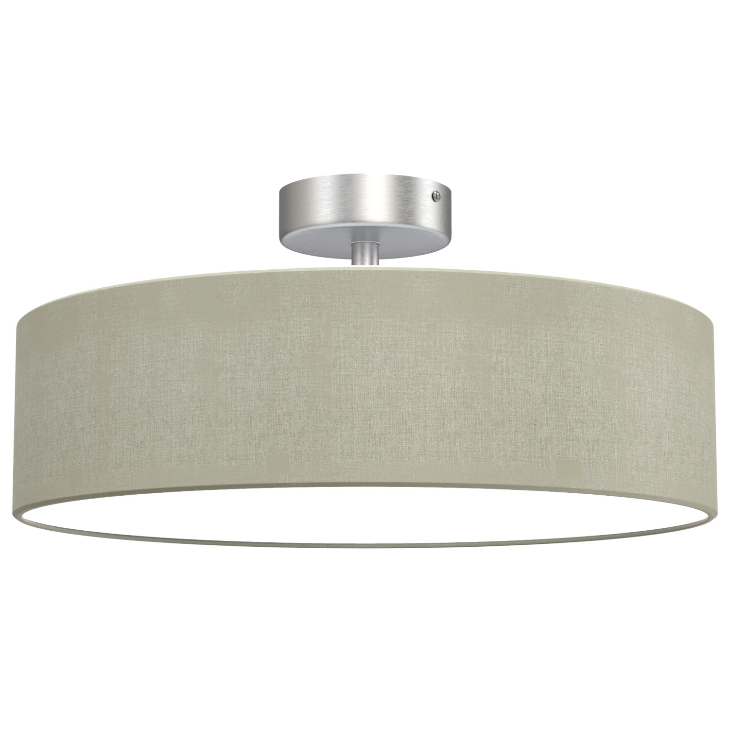 Stoff Deckenleuchte, Ø 38 Cm, Max. 40 W, Taupe 1 Stoff Deckenleuchte, Ø 38 Cm, Max. 40 W, Taupe