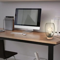 Tischleuchte, Ø 17,5 Cm, Max. 25 W, Schwarz -Briloner Store tischleuchte holz schwarz 1xe27 funktion 85bd459d2d2057213c40897cb5f29599