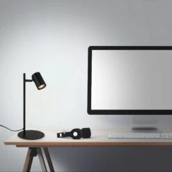 Tischleuchte, 17 Cm, Exkl. GU10, Max. 9 W, Schwarz -Briloner Store tischleuchte schwarz 0226290def738486dc11efa3c07d8a3e