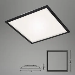 CCT LED Panel, 44,5 Cm, 24 W, Schwarz 8 CCT LED Panel, 44,5 Cm, 24 W, Schwarz -Briloner Store ultraflache s cct led panel schwarz 1xled masse d28255112143a1071667f4b88cc32c64