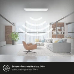 Sensor LED Panel, 119,5 Cm, 4100 LUMEN, 38 WATT, Weiß 9 Sensor LED Panel, 119,5 Cm, 4100 LUMEN, 38 WATT, Weiß -Briloner Store ultraflache ssensorled panel 1xled funktion 8ce4b1182ea6116bc869eb1312c29c7d