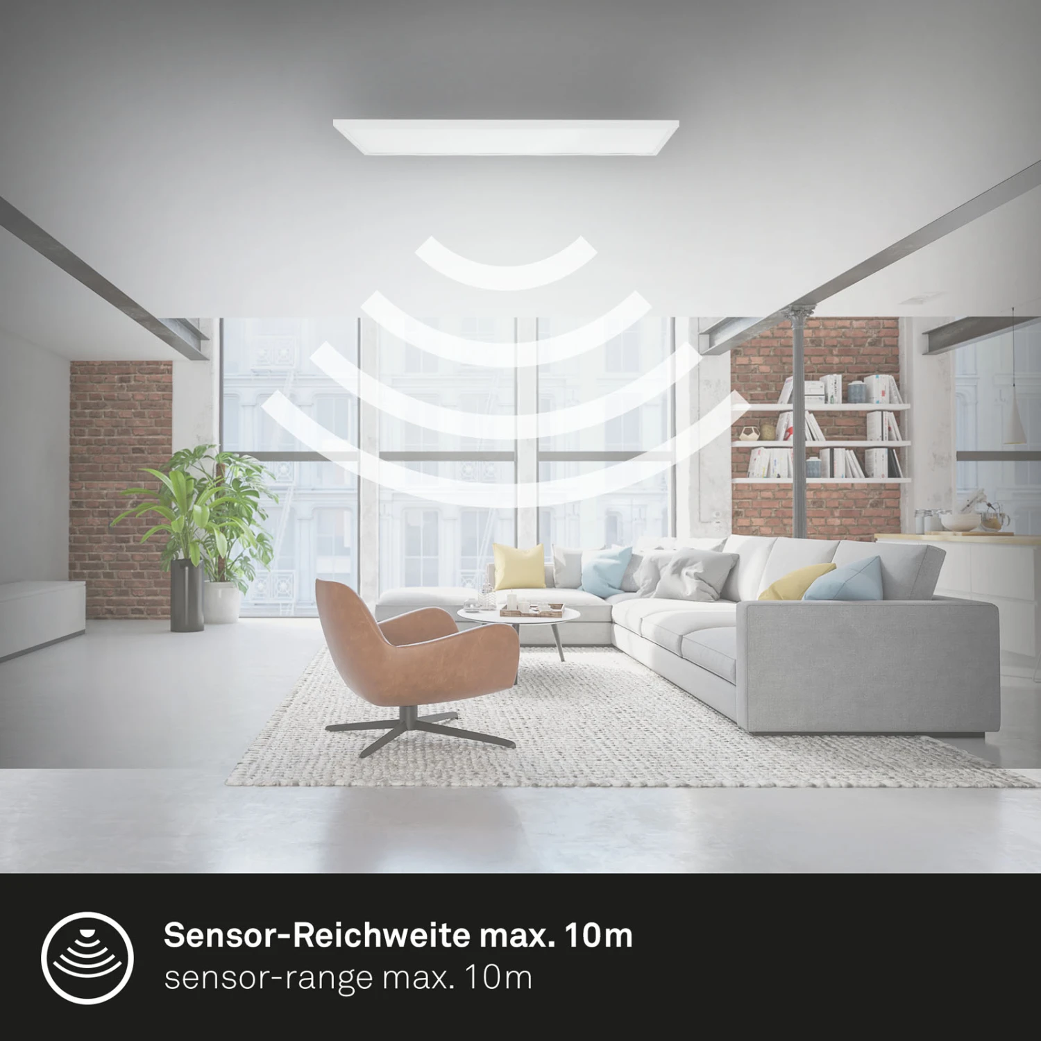 Sensor LED Panel, 119,5 Cm, 4100 LUMEN, 38 WATT, Weiß 4 Sensor LED Panel, 119,5 Cm, 4100 LUMEN, 38 WATT, Weiß – Bild 4