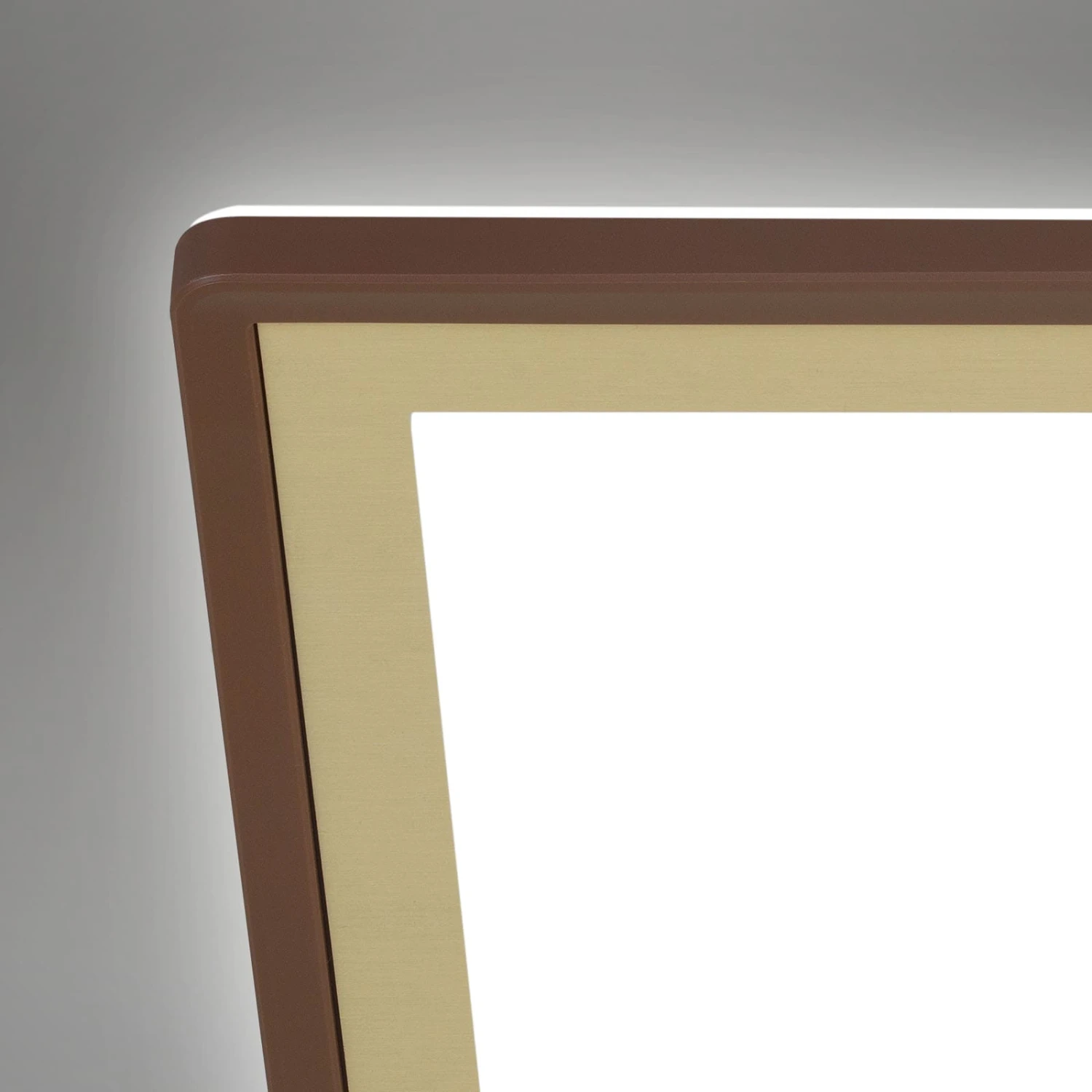 Ultraflaches CCT-LED Panel Mit LED Backlight, 10 Cm, LED, 22 W, 3000 Lm, Braun-gold 2 Ultraflaches CCT-LED Panel Mit LED Backlight, 10 Cm, LED, 22 W, 3000 Lm, Braun-gold – Bild 2