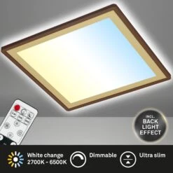 Ultraflaches CCT-LED Panel Mit LED Backlight, 10 Cm, LED, 22 W, 3000 Lm, Braun-gold 19 Ultraflaches CCT-LED Panel Mit LED Backlight, 10 Cm, LED, 22 W, 3000 Lm, Braun-gold -Briloner Store ultraflaches cct led panel braun gold titelbild 86479f53196f48176dc8f709e6e2cc09
