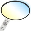 Ultraflaches CCT LED Panel, Ø48 Cm, LED, 31 W, 3500 Lm, Schwarz