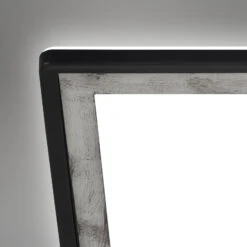 Ultraflaches CCT-LED Panel Mit LED Backlight, 48 Cm, LED, 22 W, 3000 Lm, Schwarz-silber -Briloner Store ultraflaches cct led panel schwarz silber detail 77750aa4715b766bdd1e4c72bf20a877